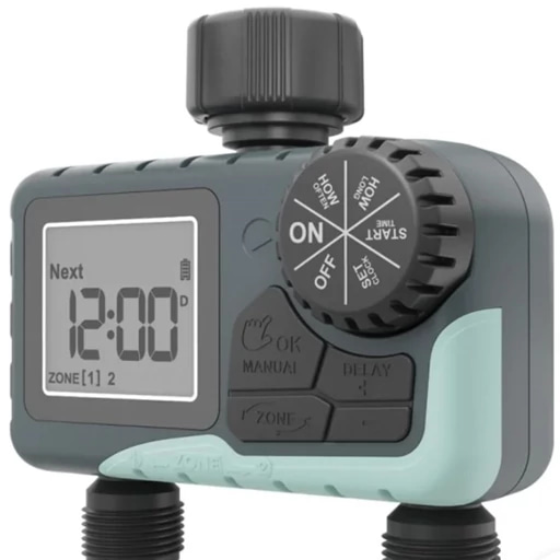 قیمت تایمر آبیاری دو خروجی + خرید باور نکردنی